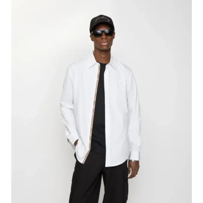 Camicia slim fit in cotone Oxford