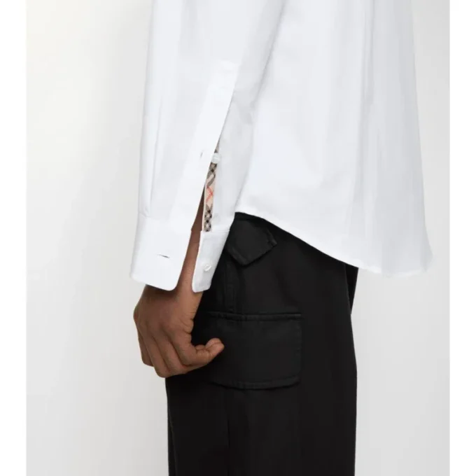 Camicia slim fit in cotone Oxford
