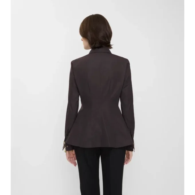 Camicia slim fit in popeline di cotone