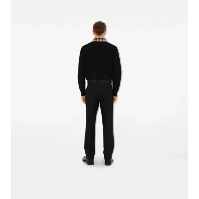 Camicie in cotone a maniche lunghe con colletto a quadri