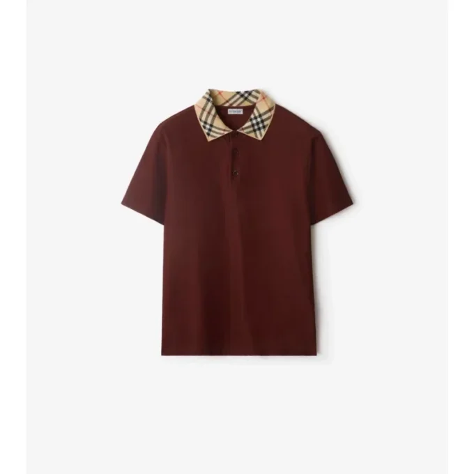 Camicie in cotone con colletto a quadri