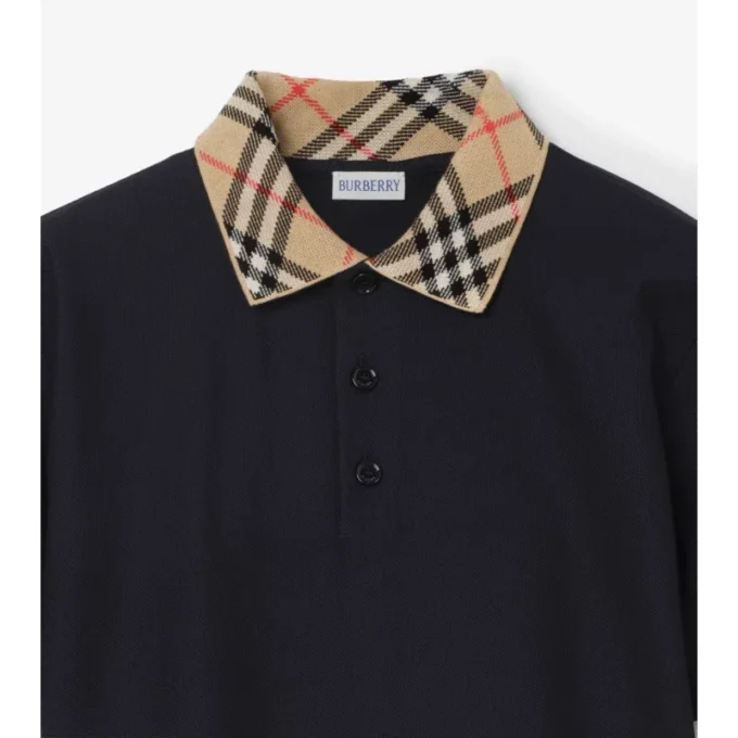Camicie in cotone con colletto a quadri