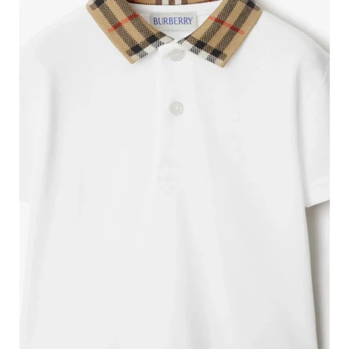 Camicie in cotone con colletto a quadri