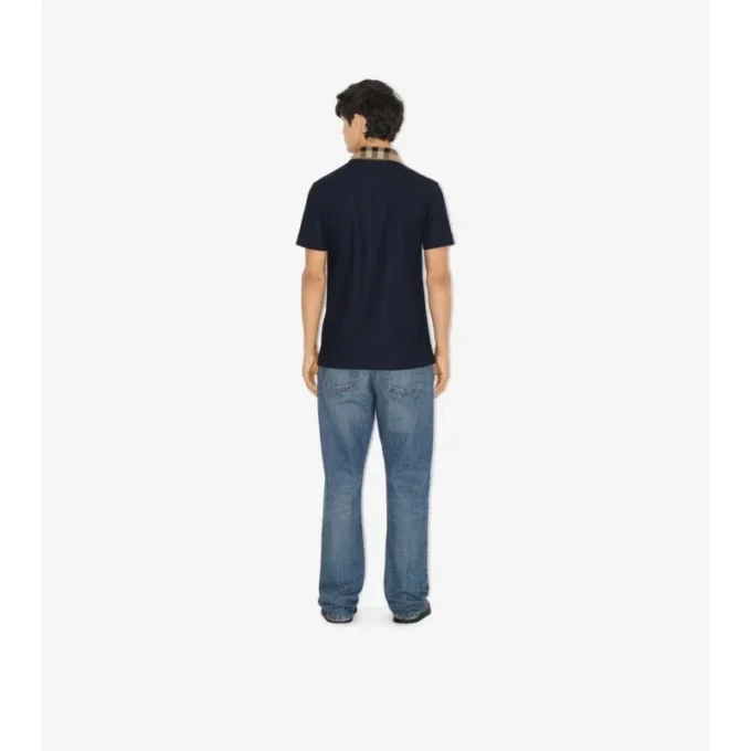 Camicie in cotone con colletto a quadri