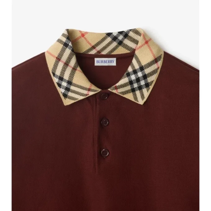 Camicie in cotone con colletto a quadri