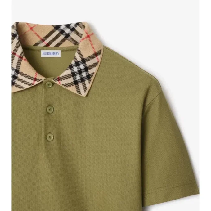 Camicie in cotone con colletto a quadri