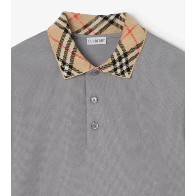 Camicie in cotone con colletto a quadri