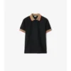 Camicie in cotone con logo sul colletto