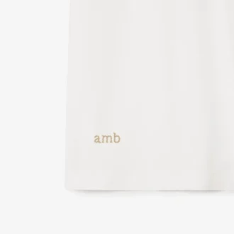 Camicie in cotone con logo sul colletto