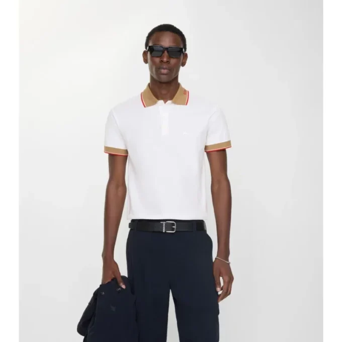 Camicie in cotone con logo sul colletto