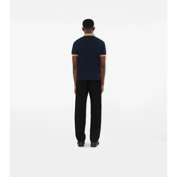 Camicie in cotone con logo sul colletto