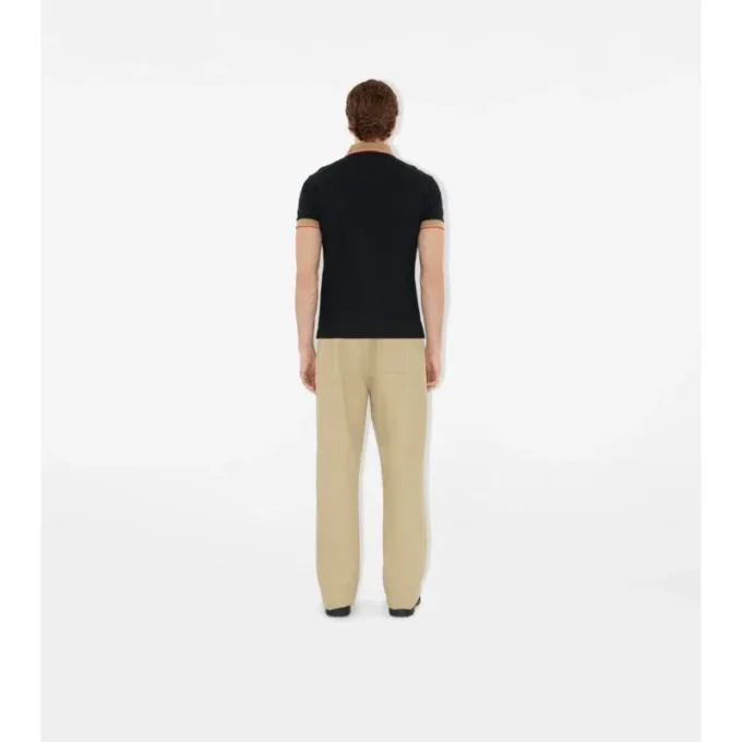 Camicie in cotone con logo sul colletto