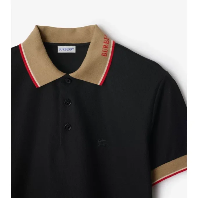 Camicie in cotone con logo sul colletto