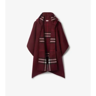 Cappa con cappuccio in cashmere