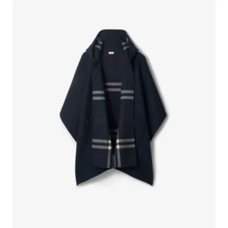 Cappa con cappuccio in cashmere
