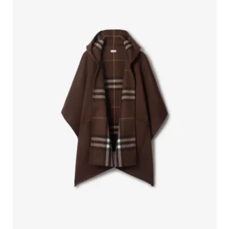 Cappa con cappuccio in cashmere