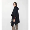 Cappa con cappuccio in cashmere