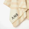Cappa in misto lana e cashmere a quadri