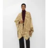 Cappa in misto lana e cashmere a quadri