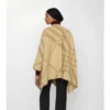 Cappa in misto lana e cashmere a quadri