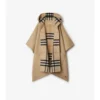 Cappa reversibile in cashmere a quadri