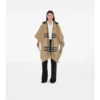 Cappa reversibile in cashmere a quadri