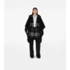 Cappa reversibile in cashmere a quadri