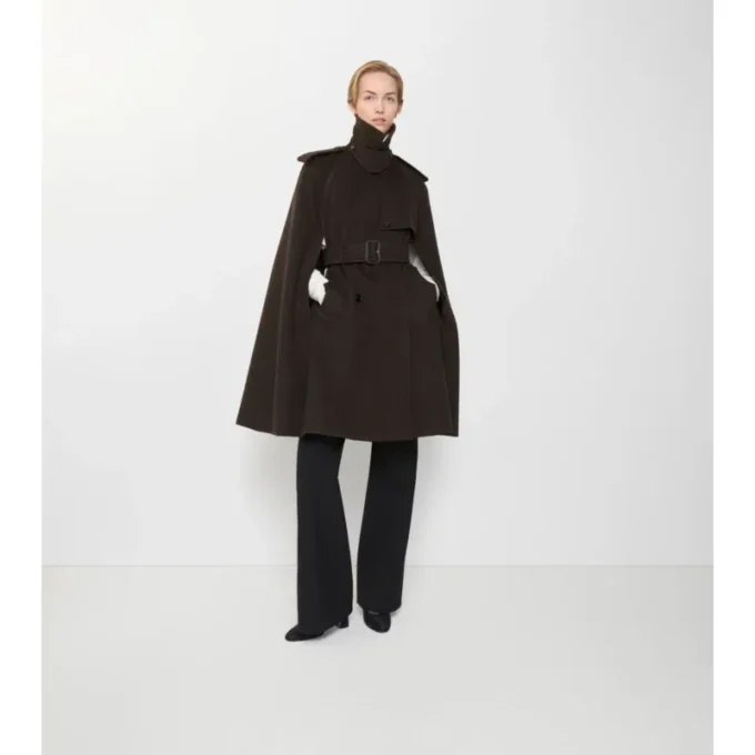 Cappa trench Belmont in cashmere