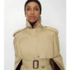 Cappa trench Belmont in Gabardine