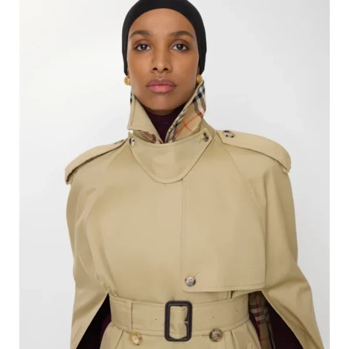 Cappa trench Belmont in Gabardine