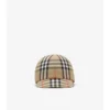 Cappellino da baseball in cotone a quadri