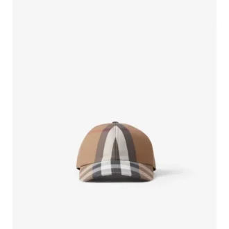 Cappellino da baseball in cotone a quadri