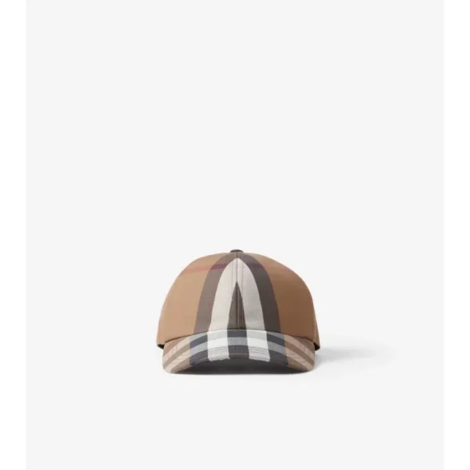 Cappellino da baseball in cotone a quadri