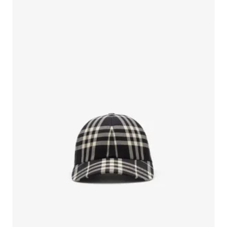 Cappellino da baseball in cotone a quadri