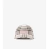 Cappellino da baseball in cotone a quadri