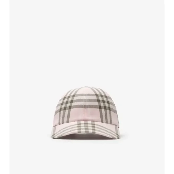 Cappellino da baseball in cotone a quadri