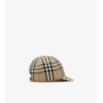 Cappellino da baseball in cotone a quadri