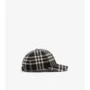 Cappellino da baseball in cotone a quadri