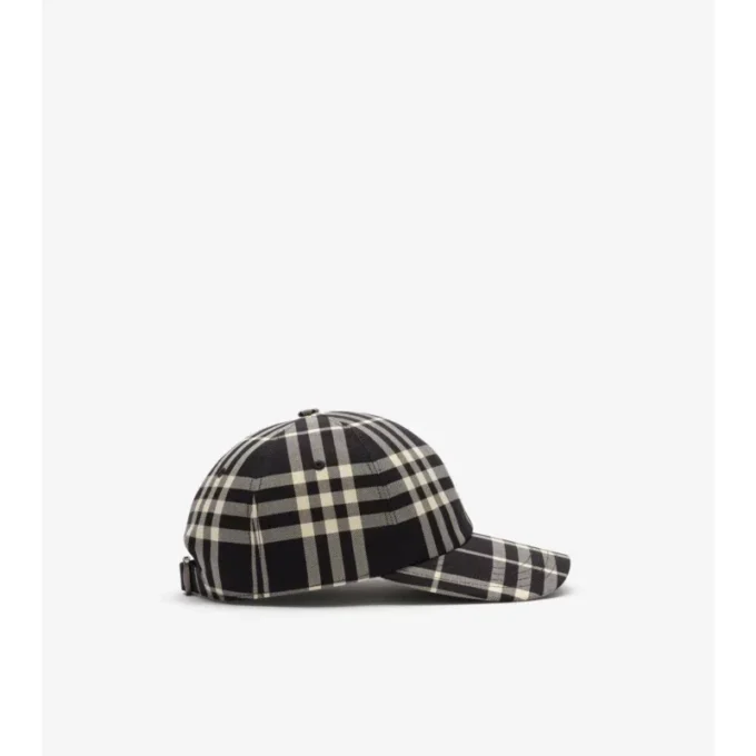 Cappellino da baseball in cotone a quadri