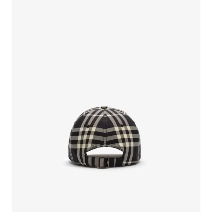 Cappellino da baseball in cotone a quadri