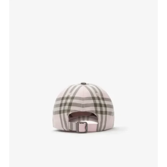 Cappellino da baseball in cotone a quadri