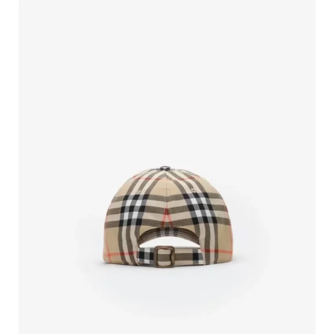 Cappellino da baseball in cotone a quadri