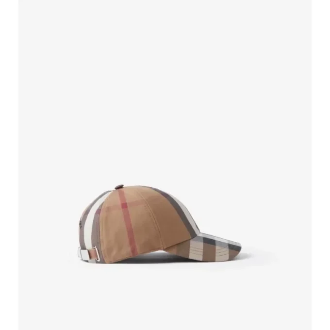 Cappellino da baseball in cotone a quadri