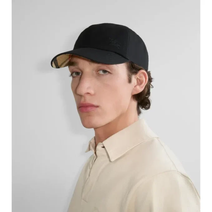Cappellino da baseball in Gabardine