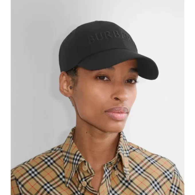 Cappellino da baseball in Gabardine con logo