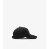 Cappellino da baseball in Gabardine con logo in corsivo a quadri