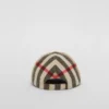 Cappellino da baseball in lana a quadri esagerati