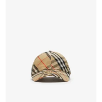 Cappellino da baseball in twill a quadri EKD