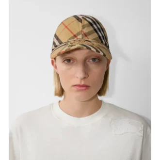Cappellino da baseball in twill a quadri EKD