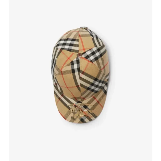 Cappellino da baseball in twill a quadri EKD